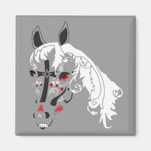 Íman dia de los muertos cavalo