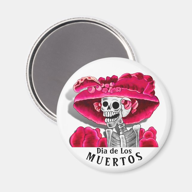 Íman Dia De Los Muertos (La Catrina) (Front/Back)