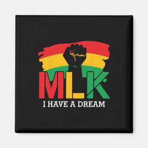 Íman Dia de Mlk Eu Tenho Um Sonho Mês da História Negra