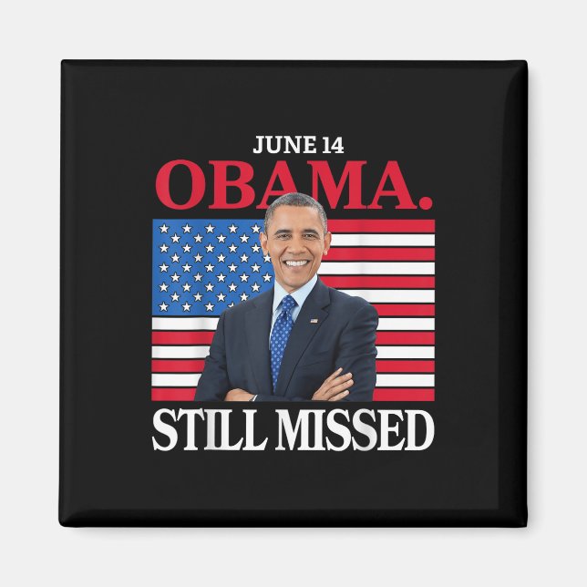 Íman Dia de Obama, 14 de junho Obama Ainda Perdido Apre (Frente)
