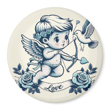 Dia de os namorados azul-cupido