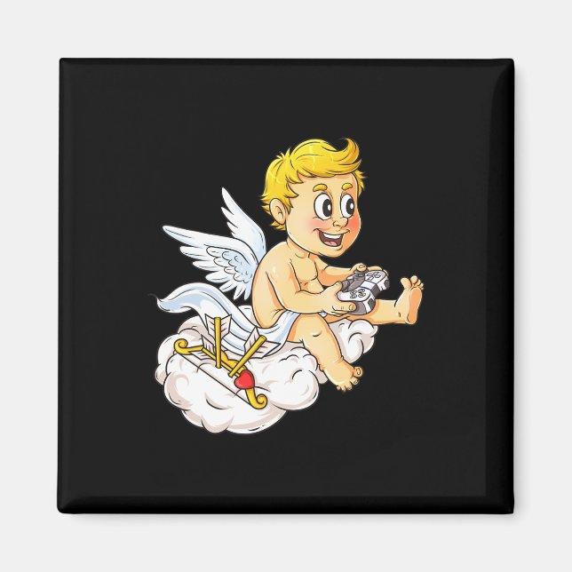 Íman Dia de os namorados Cupid Video Gamer Controller B (Frente)