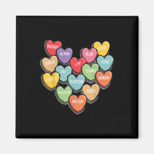 Íman Dia de os namorados De Palavras De Gírias Cardíaca