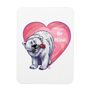 Íman Dia de os namorados de Urso Polar