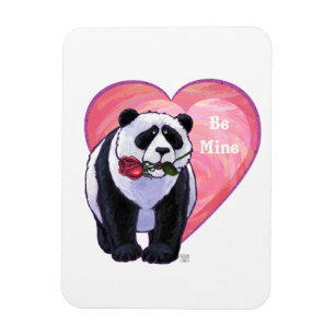 Íman Dia de os namorados do Urso de Panda