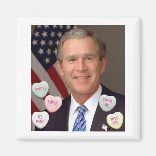 Íman Dia de os namorados George Bush