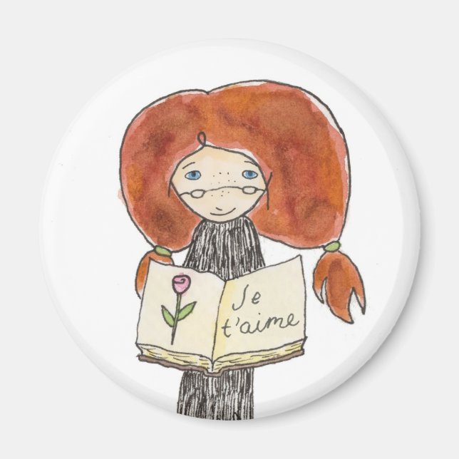 Íman Dia de os namorados Love Magnet (Frente)