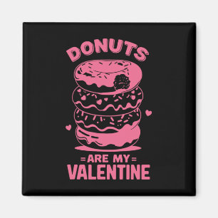 Íman Dia de os namorados Rosquinha Tee Doce Rosquinha É