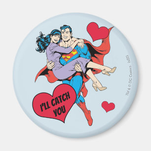 Íman Dia de os namorados Superman  Eu vou te pegar