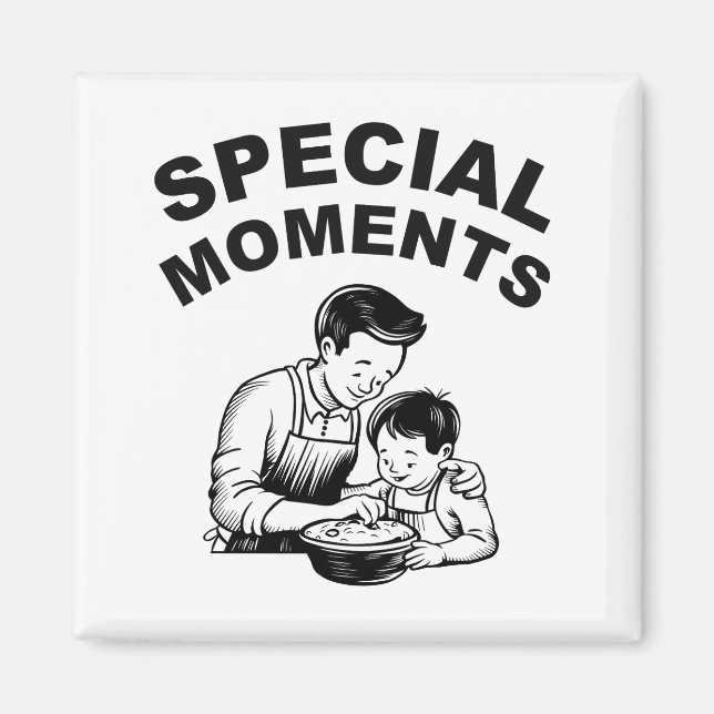 Íman Dia de os pais de momentos especiais (Frente)