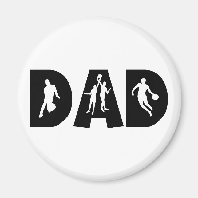 Íman Dia de os pais de Pai de basquete (Frente)