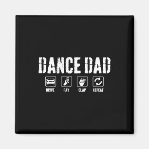 Íman Dia de os pais de Pai de dança orgulhosa da compet