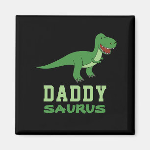 Íman Dia de os pais de Pai Dino Daddysaurus Dinosaur T-