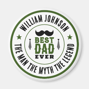 Íman Dia de os pais do Melhor Pai Alguma Vez Vintage no