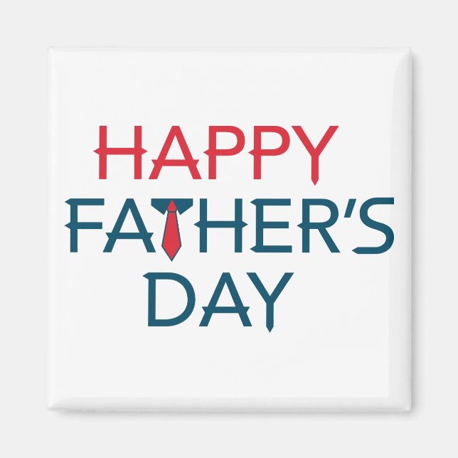 Íman Dia de os pais Feliz (Frente)