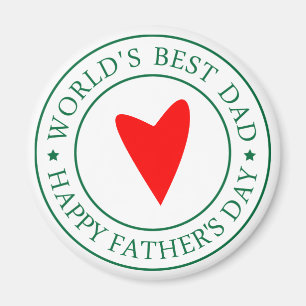 Íman Dia de os pais Feliz - Selo