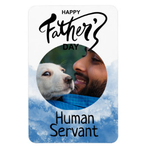 Íman Dia de os pais Feliz, Servidores Humanos, Azul