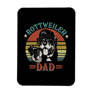 Íman Dia de os pais  Pai Rottweiler