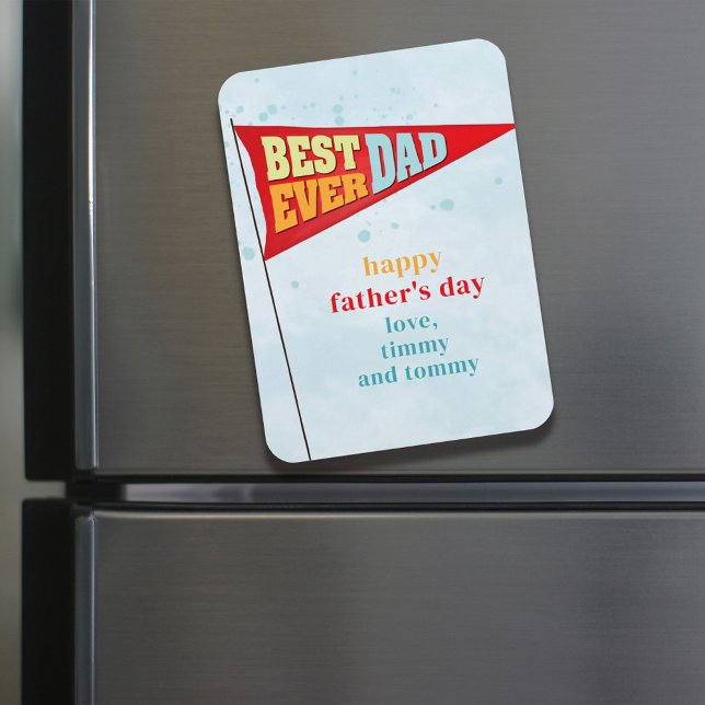 Íman Dia de os pais Simples e Bonito, Melhor Pai Nunca (Criador carregado)