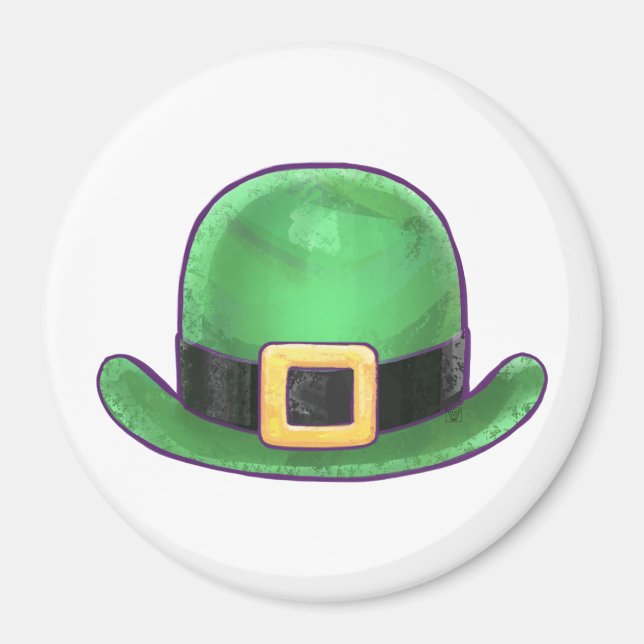Íman Dia de São Patrício Derby Hat (Frente)