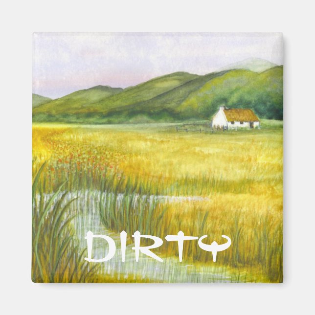 Íman Dia de São Patrício Dish Washer Magnet Por Bonhove (Frente)