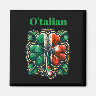 Íman Dia de São Patrício engraçado irlandês italiano O'