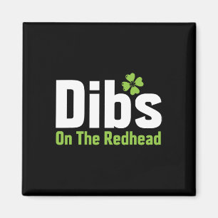 Íman Dia de São Patrício Irlandês Engraçado Trevo Dibs