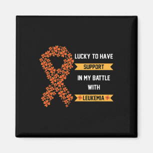 Íman Dia de São Patrício Quatro Leucemia Laranja De Pel