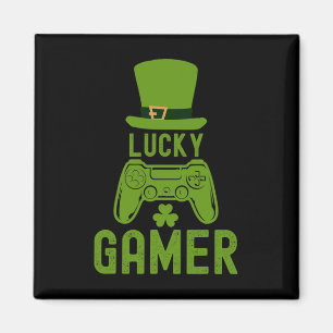Íman Dia de São Patrício Tee Shamrock Rua Patrick Lucky
