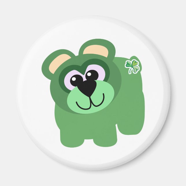 Íman Dia de São Patrício Urso Goofkins (Frente)