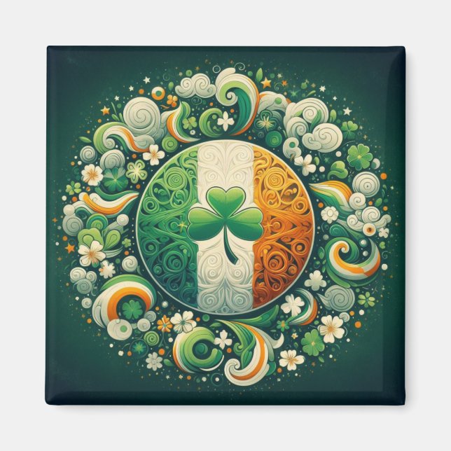 Íman Dia de São Patrick/Irlanda/Irlandês (Frente)