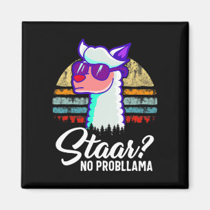 Íman Dia de Teste do Texas Llama Alpaca Para Estudantes