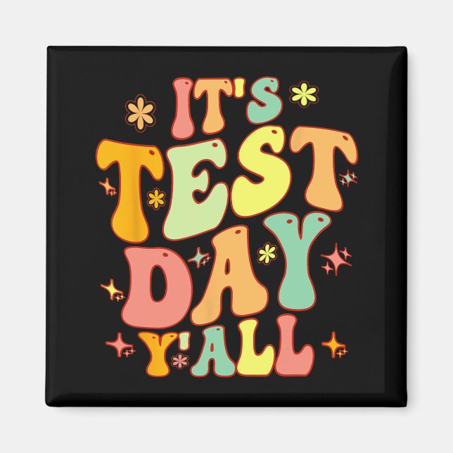 Íman Dia De Teste Yall Engraçado Dia De Teste Para Prof (Frente)