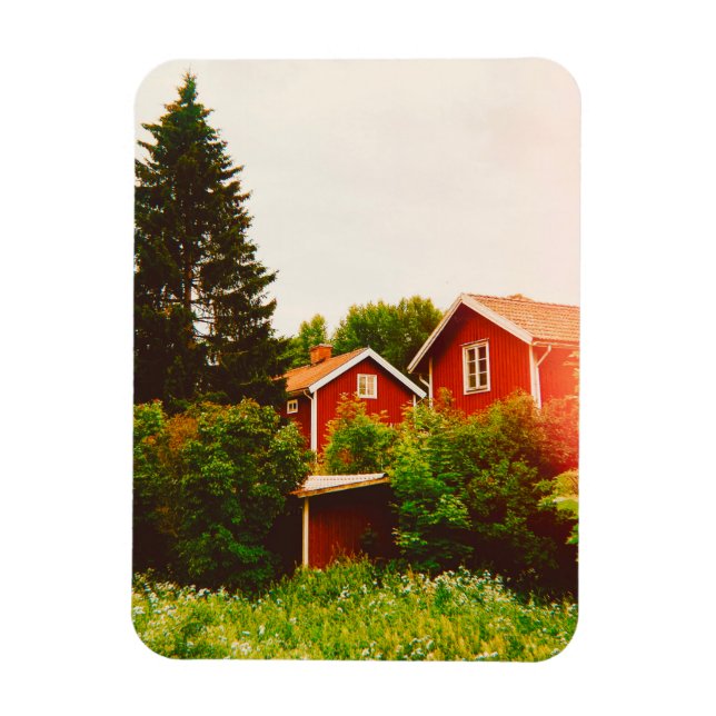 Íman Dia de verão em Dalarna (Vertical)