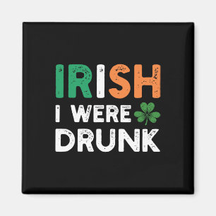 Íman Dia Divertido de São Patrício Beber Irlandês Eu Es