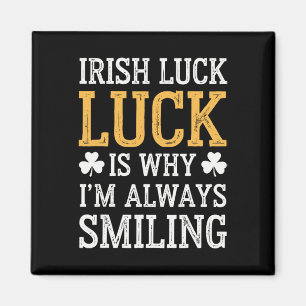 Íman Dia Divertido de São Patrício Orgulho Irlandês Tre