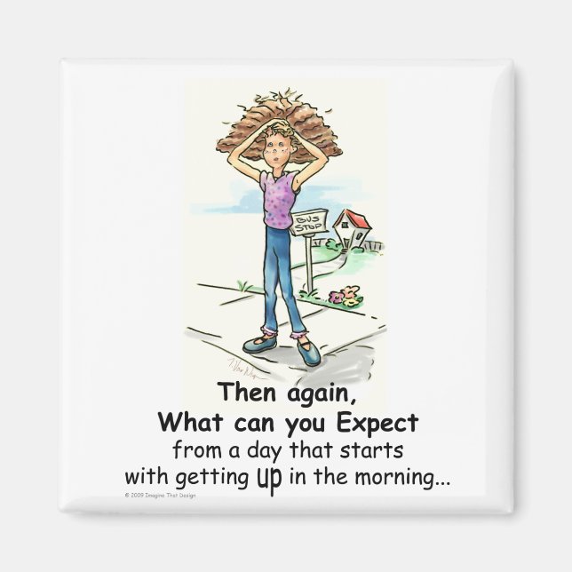 Íman Dia do Cabelo Mau (Frente)