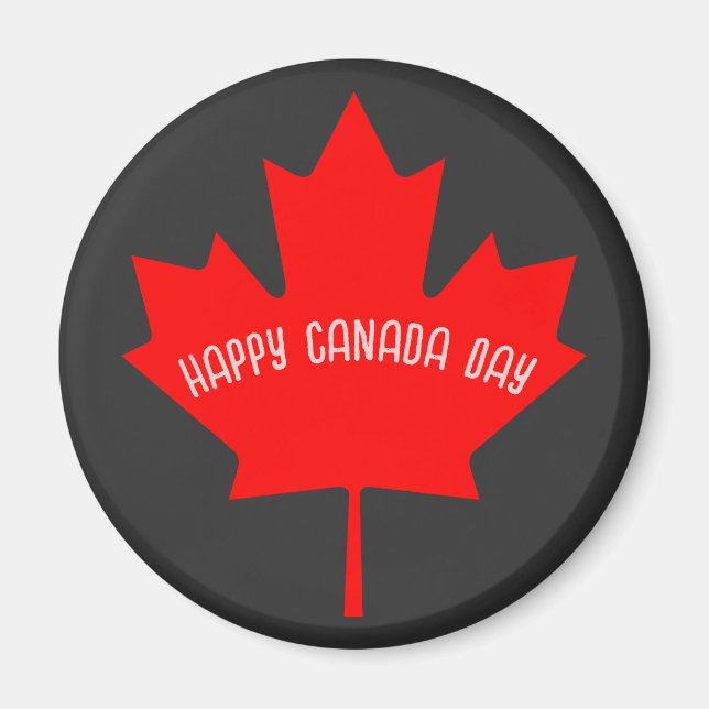 Íman Dia do Canadá (Frente)