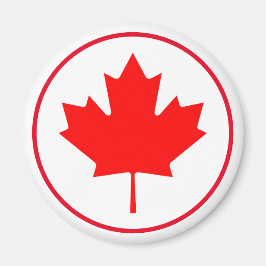 Íman Dia do Canadá Folha de Bordo Canadense Vermelho Br