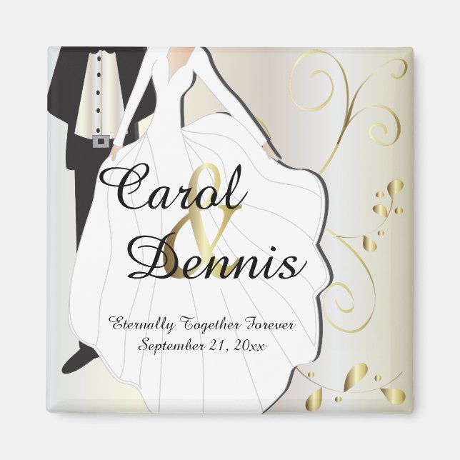 Íman Dia do Casamento pelo Dia Especial (Frente)