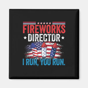 Íman Dia do diretor do Fireworks Eu o executo 4 de julh