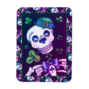 ÍMAN DIA DO LEPRECHAUN MORTO, RUA. PADDY'S DAY SKULL