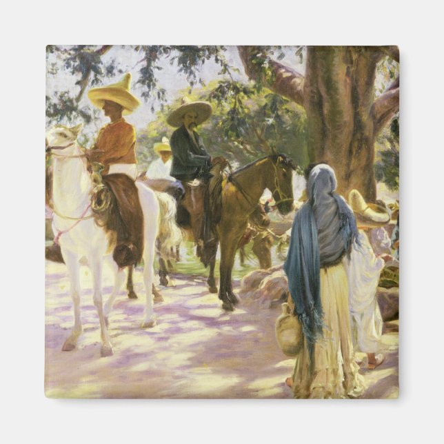 Íman Dia do Mercado em San Gabriel, México (Frente)