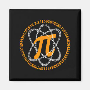 Íman Dia do Pi 3,14 Símbolo do Número Pi Presente de Ma