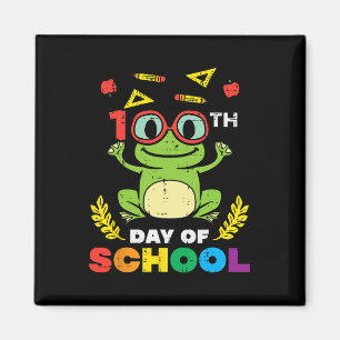 Íman Dia Do Sapo Escolar 100 Dias Mais Inteligentes Cri