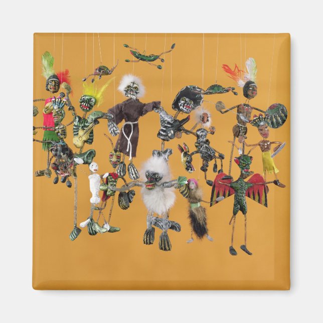 Íman Dia dos Mortos, de Oaxaca (Frente)