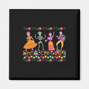 Íman Dia Dos Mortos Dia De Los Muertos Esqueleto Mexica