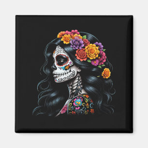 Íman Dia dos Mortos La Catrina do Governo