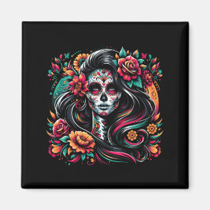 Íman Dia dos Mortos La Catrina do Governo