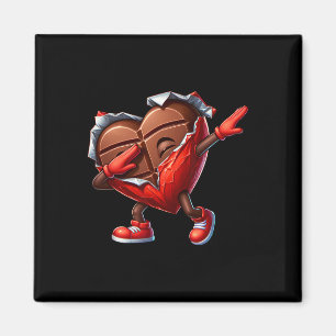 Íman Dia dos Namorados Coração de Candy Dabbing Humor D